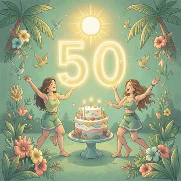 Bitlo.ru - Наташе 50 (Регги-поздравление)