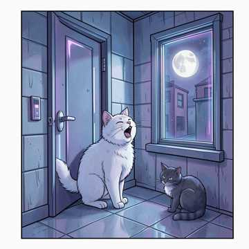 Bitlo.ru - Кот пух просит проводить его в туалет. Арет что