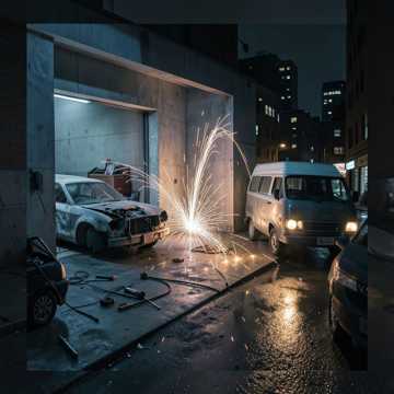 Bitlo - [М]
В гаражах догорает закат, остывает бетон,
Я сн...