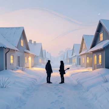 Bitlo.ru - Деревенька в снегу