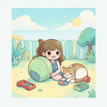 Bitlo.ru - Девочка Киви и Кошка Соня