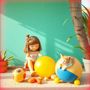 Bitlo.ru - Девочка Киви и Кошка Соня