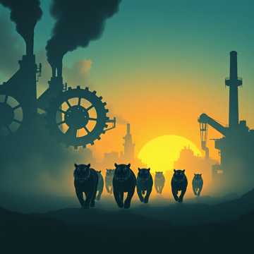 Bitlo.ru - (Industrial soundscape: metallic grinding, heav