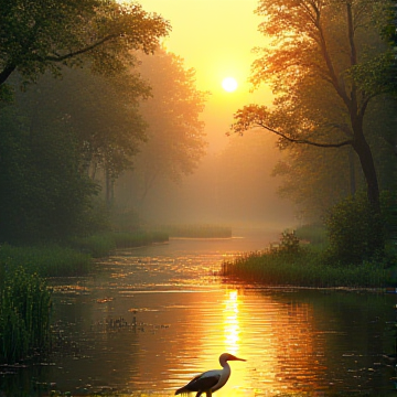 Bitlo.ru - Беловежская пуща встречает рассвет,