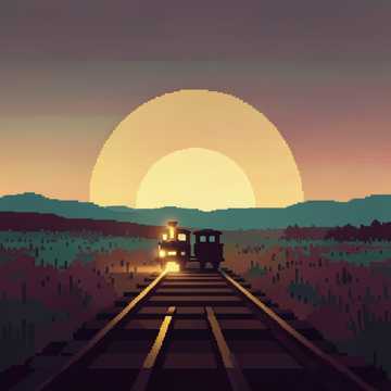 Bitlo.ru - Instrumental: Ковбойский ритм, как на поезде. В пиксельном стиле